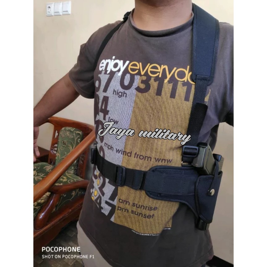 SARUNG AIRSOFT PISTOL DALAM/AIRSOFT GUN PISTOL/ HANDGUN HOLSTER/HOLSTER DADA/ PISTOL CASE