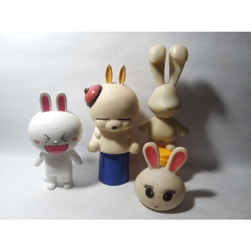 Celengan Maskot Mashimaro Bunny Rabbit Kelinci Marmut Mascot Coin Bank Jar Mix Figure Rare Jadul Vin
