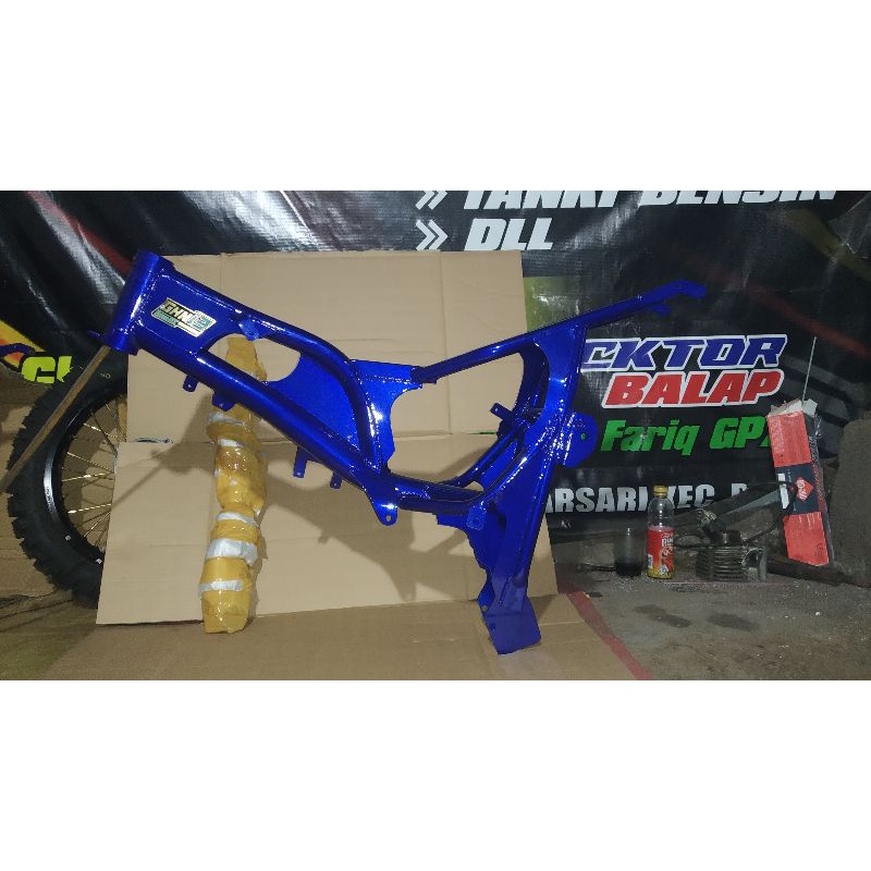 rangka trail bebek modif body yz85