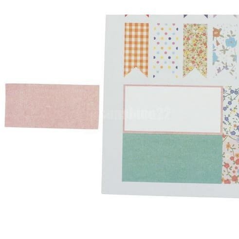 Deco Vintage Sticker - ULIKE Fabric Pattern (4pcs)