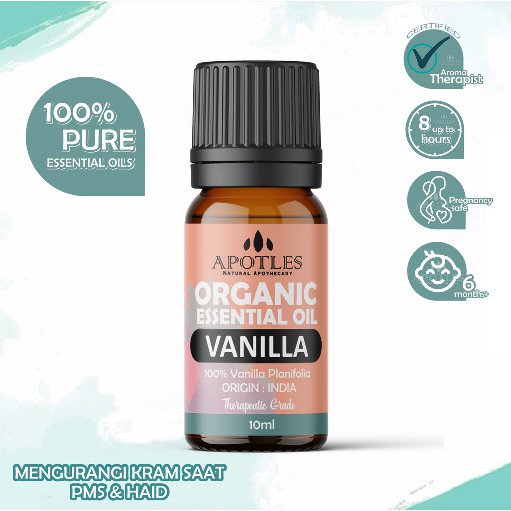 Vanilla Pure Essential Oil - Minyak Aromaterapi Vanilla Essential Oil 10ml