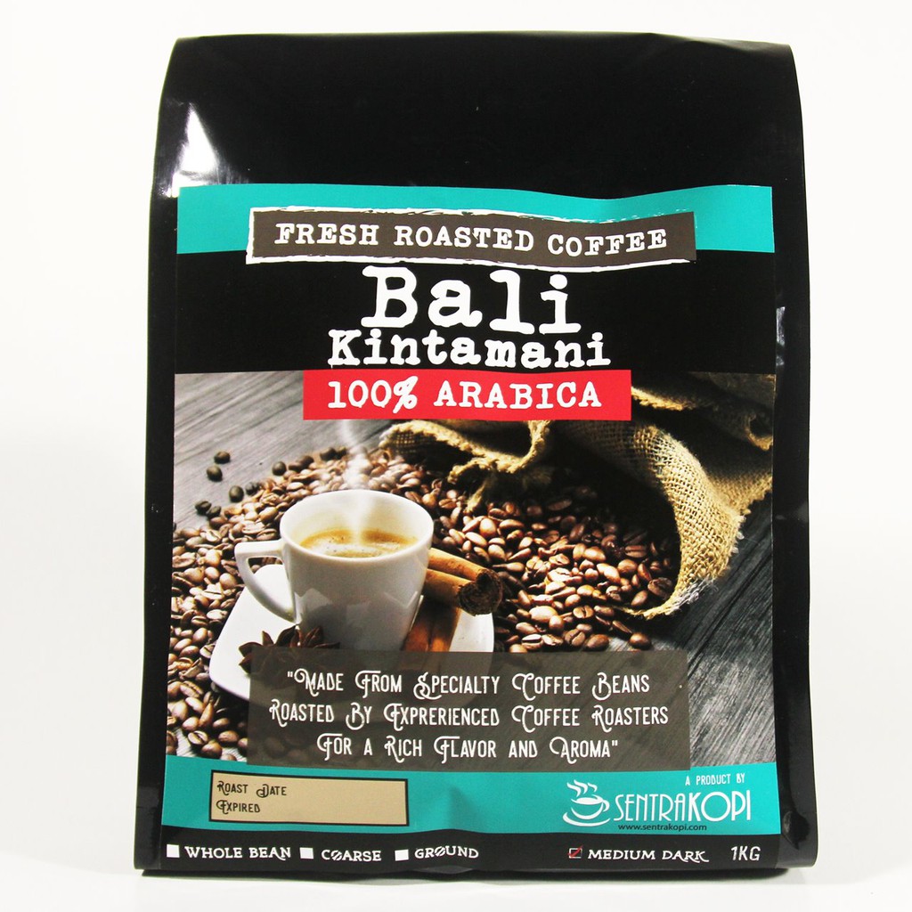 

Kopi Arabika Bali Kintamani 1 KG - Bubuk / Biji - Premium Arabica Coffee by Sentra Kopi 1Kg