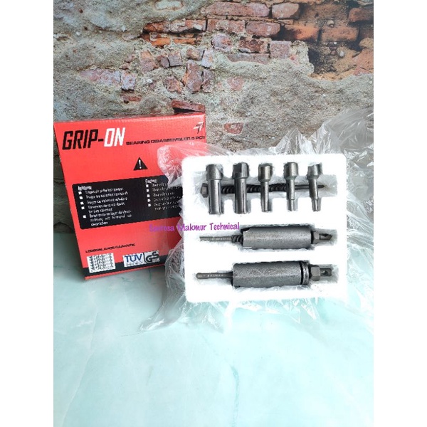 GRIP ON 5 PCS Treker Tracker Buka Lepas Bearing Disassembler Set 5pcs