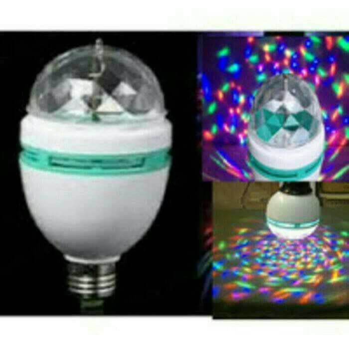 LAMPU DISCO PUTAR MINI/ LAMPU LED DISCO MINI