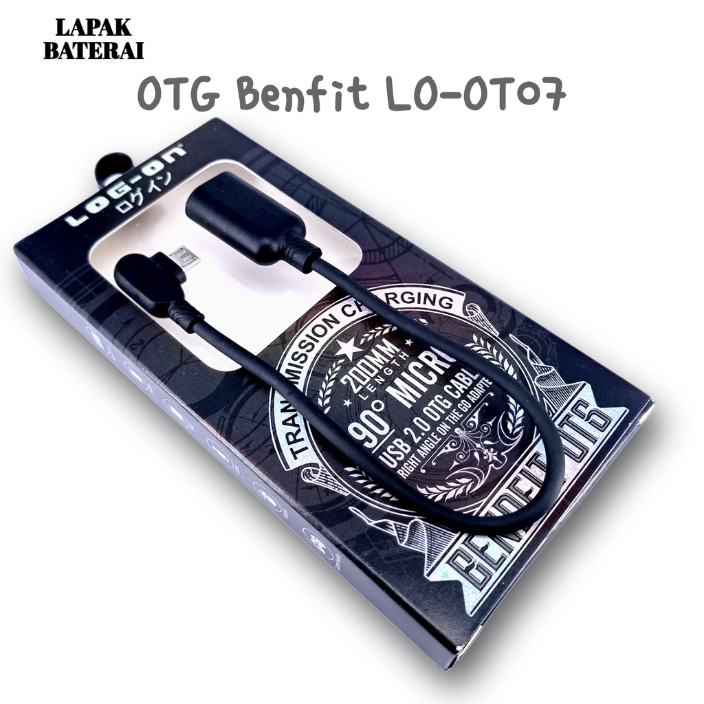 LOG - ON OT07 Micro Kabel OTG Android | Kabel File Transfer Awet Berkualitas