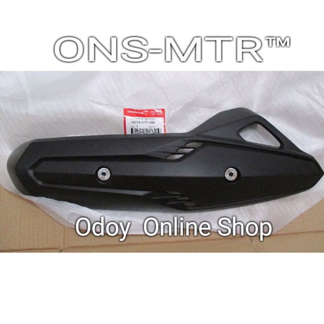 Cover pelindung Tutup knalpot Vario techno Cbs 125 fi 2012 - 2014 ORI Honda