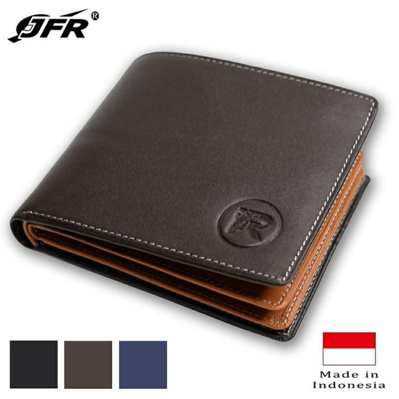 Dompet Pria Bahan Kulit Asli Tekstur Nafa Pori-2