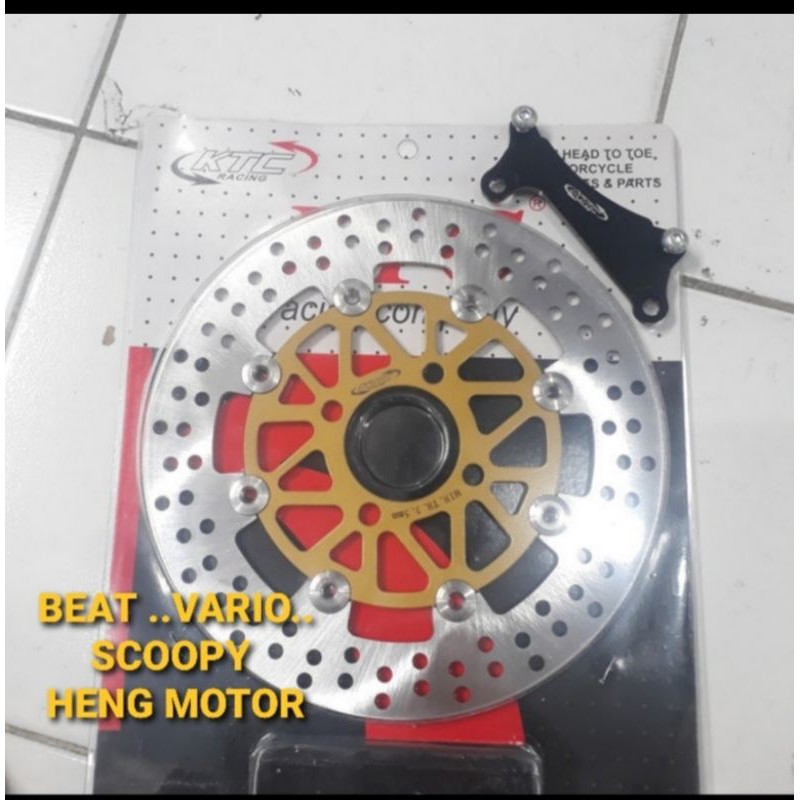 DISK - Cakram piringan KTC racing Honda Beat Vario Scoopy 260 mm