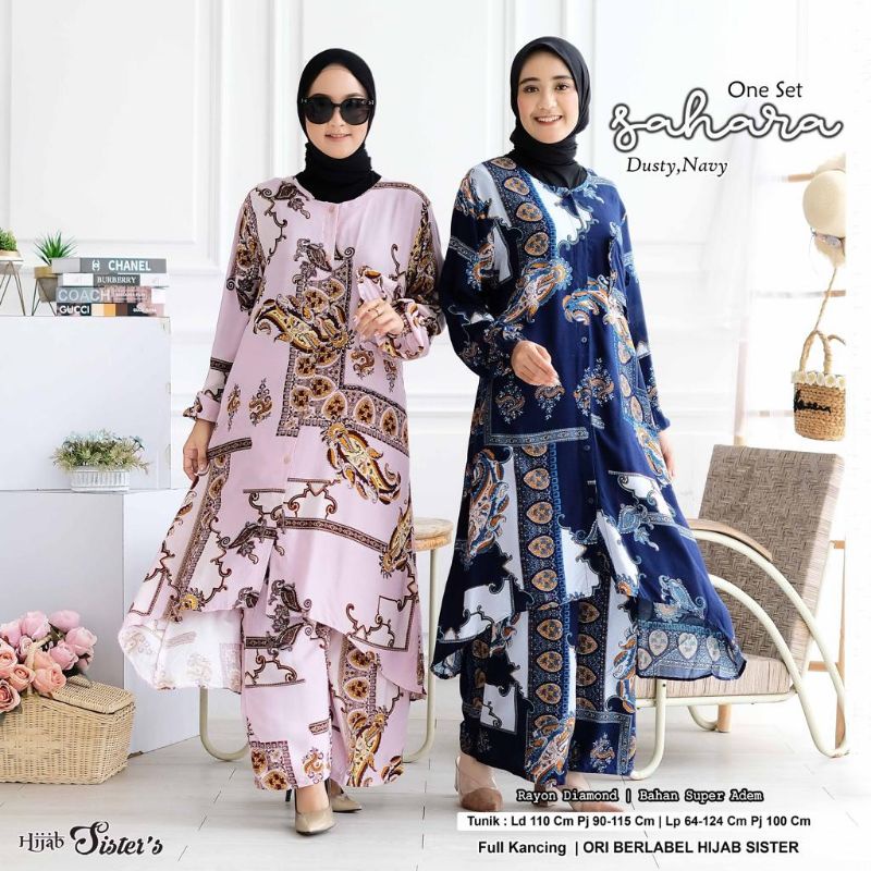 Sahara One Set (setelan tunik)