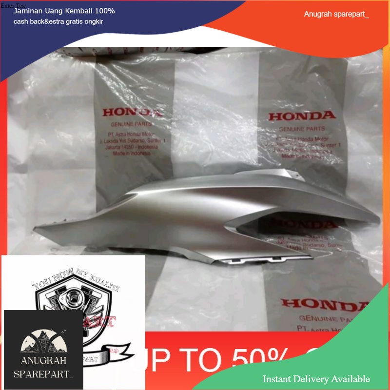 cover body vario bagian kanan vario 125 150 k59j new esp warna silver original