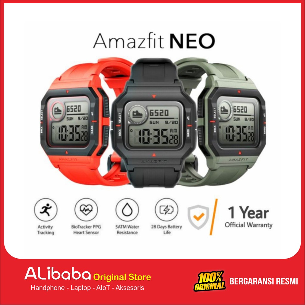 AMAZFIT NEO RETRO SPORT FASHION/ SMARTWATCH AMAZFIT NEO ORIGINAL