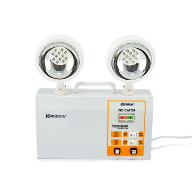 Krisbow Lampu Darurat Twin Spot / Krisbow Emergency Lamp