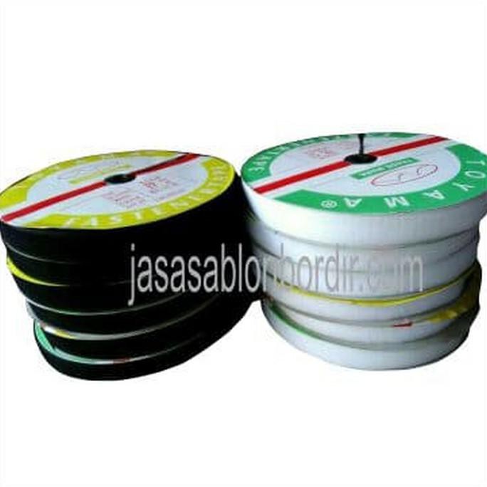 

Niakbahan- Perekat Velcro Magic Tape Kretekan 2" Atau 5Cm - Putih -Aslii.