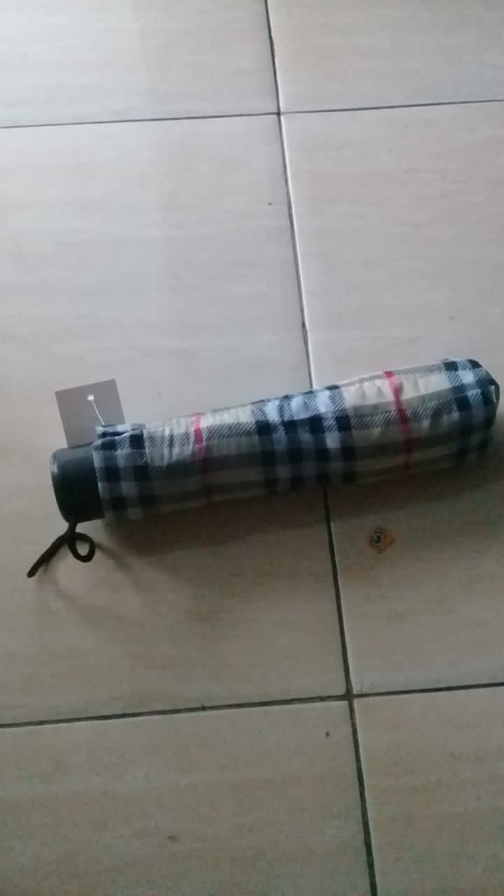 Payung Lipat Murah Motif Kotak (random)