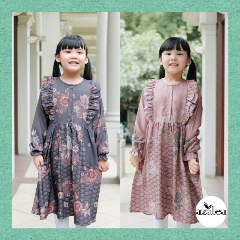 [Azalea] Teratai Dress Kids Vanilla Hijab vanillahijabofficial