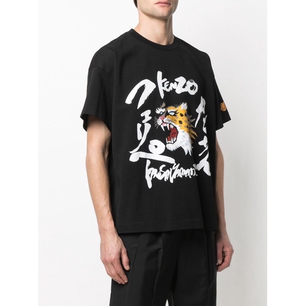 KNZ horse print&amp;kansai yamoto unisex TIGER KAOS