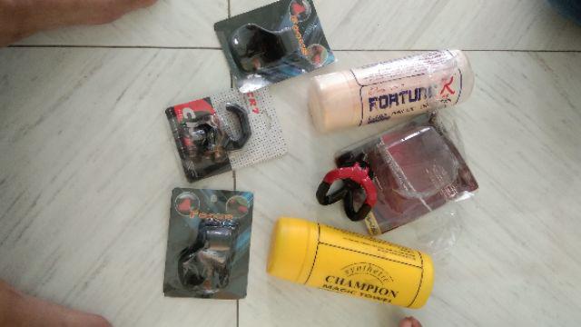 Gantungan Barang Motor Matic Model Cabang Full Besi - Merah