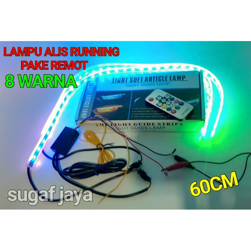 LAMPU ALIS RUNNING MOTOR PAKE REMOT 30cm 45cm 60CM