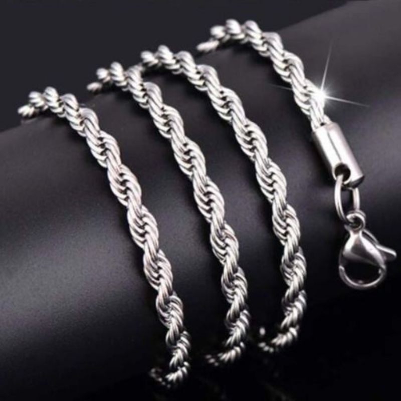 KALUNG TITANIUM TAMBANG / KALUNG TITANIUM MOTIF TAMBANG / KALUNG PRIA / KALUNG WANITA