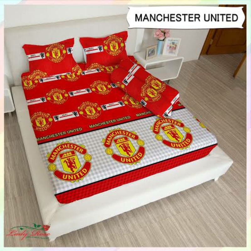 SPREI / SEPRAI KASUR BOLA MANCHESTER UNITED MU PREMIUM