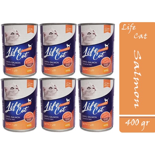 Life cat kaleng 400 gr 4 varian rasa Kitten Adult