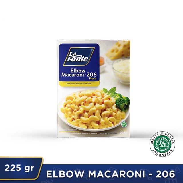 

La Fonte Elbow Macaroni 206 - 225 gram - LaFonte Elbow Bentuk Siku