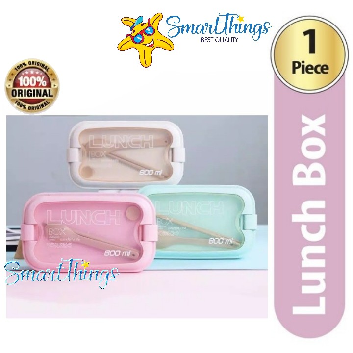 100% ORI - TKIS Lunch Box Wheat | | Tempat Makan Set | Kotak Tempat Makan BPA Free #05