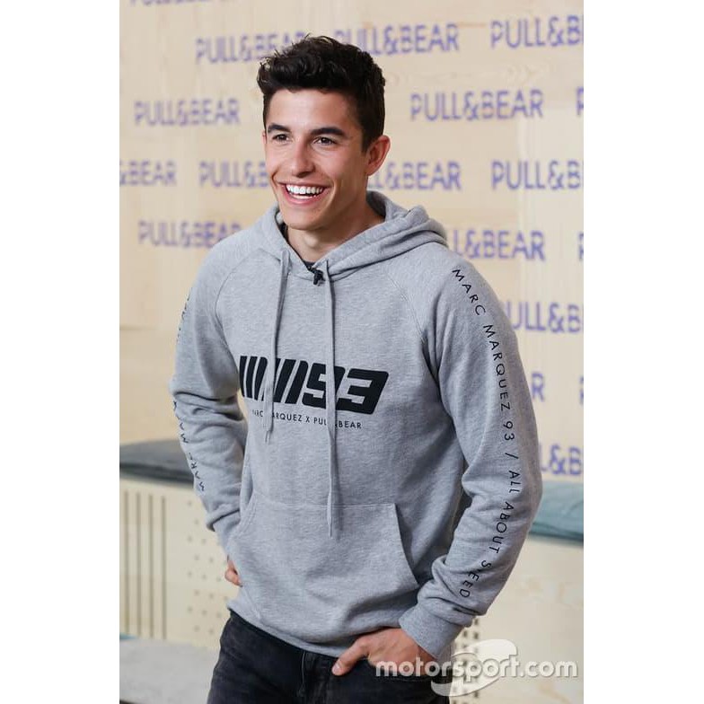 Jaket Hoodie Sweater Jumper Marc Marquez X Pull & Bear 93 Motogp