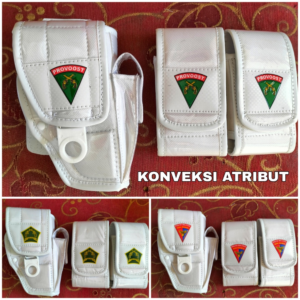 sarung pistol provost tni / pom ad / pom au  1 set