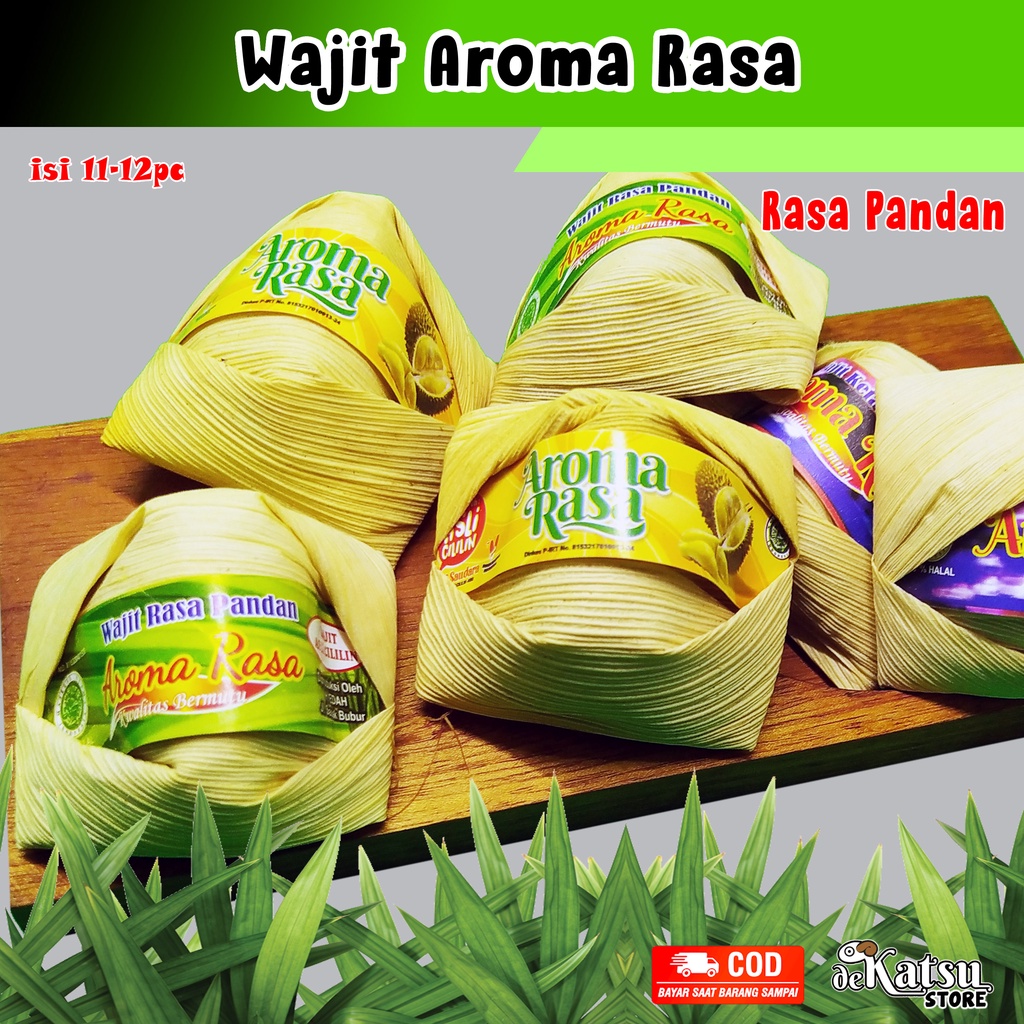 

WAJIT KETAN - Makanan Oleh Oleh Wajik Manis Dodol Bandung RASA PANDAN