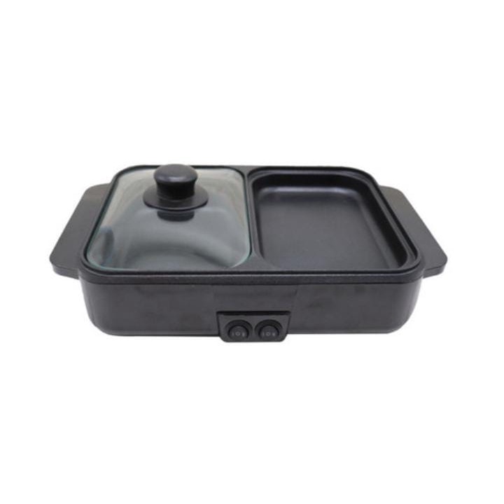 Panggangan grill 2in1 bbq grill pan panci panggang electric grill pan Bbq korea