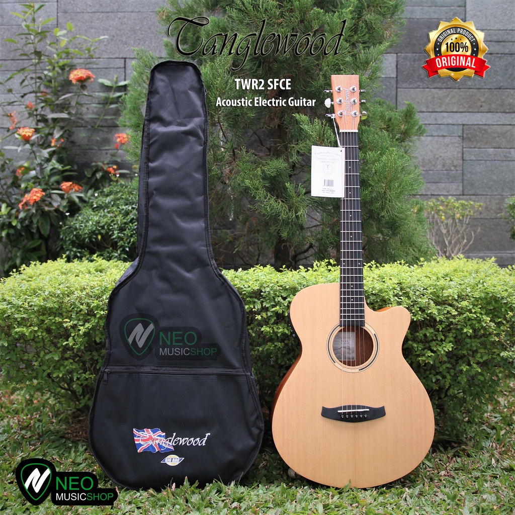 Tanglewood TWR2 SFCE Super Folk Cutaway Electric Acoustic Guitar