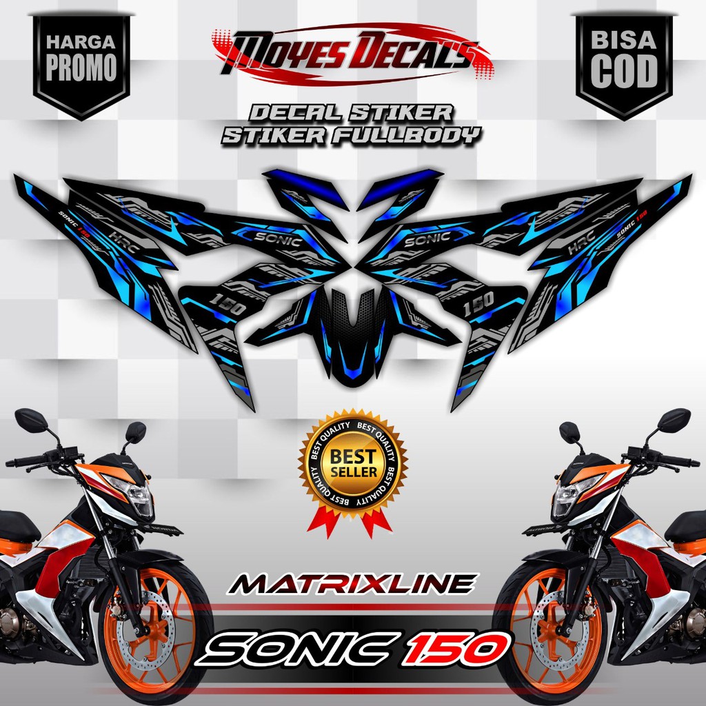 decal stiker honda sonic stiker motor honda sonic decal motor sonic stiker fullblok honda sonic stik