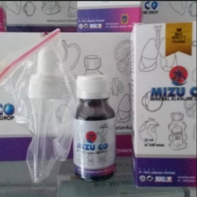 Mizuco "mineral Alkaline Drop" / spray wajah 100% ori