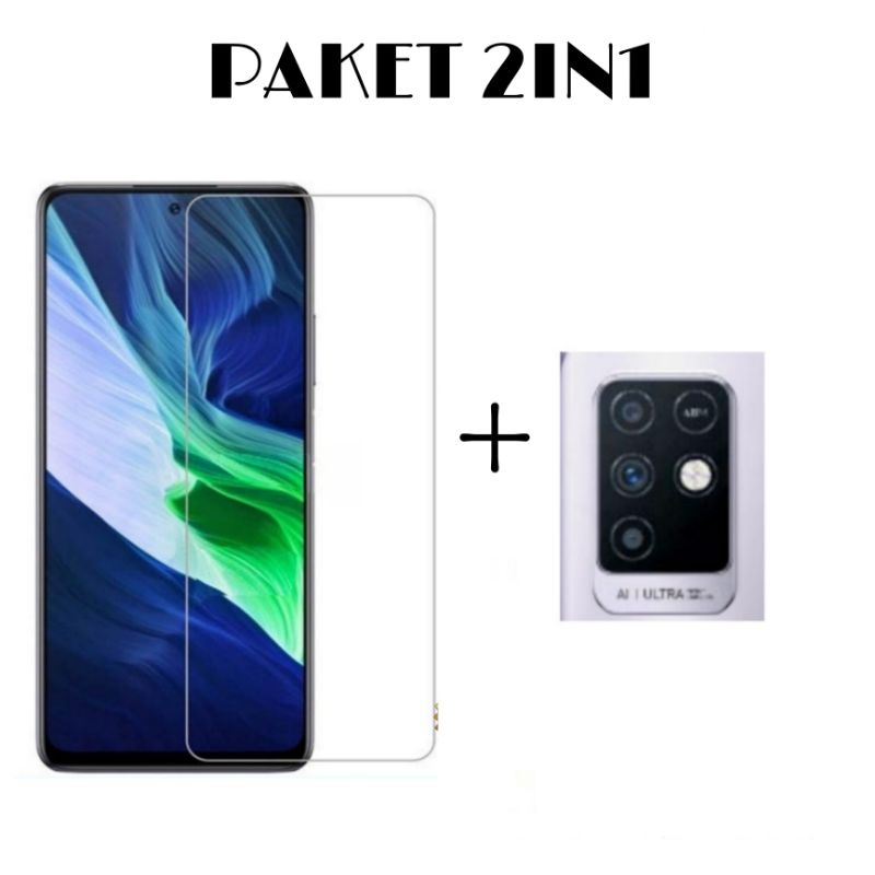 PROMO 3IN1 Tempered Glass Bening INFINIX NOTE 11s 11 Pro 11 NFC 10 10 Pro  7  8 HOT 11s NfC 10 HOT 11 PLAY 10 PLAY HOT 9 PLAY HOT 10S Anti Gores Kaca Full Layar High Qiality