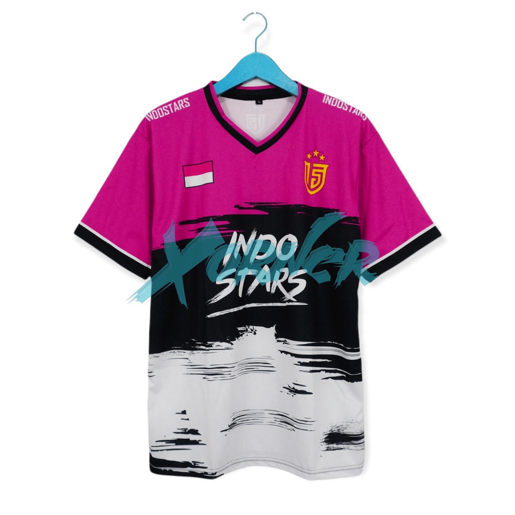 JERSEY FF INDOSTARS PINK FREE NICKNAME