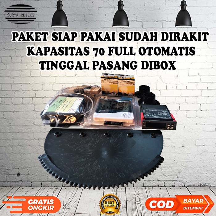 Paket Mesin Tetas Telur Otomatis / Mesin penetas telur full otomatis Rak Ayun Rak Goyang Penetas Tel