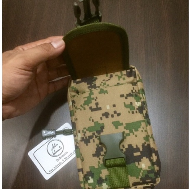 tas hp pria wanita motif loreng army model berdiri 20X12 #tas #tashp #dompethp #taskecil