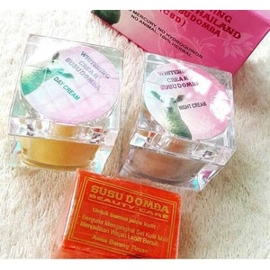 Paket Whitening Krem - Krim Wajah Susu Domba / Day Night Cream CSD perawatan wajah Face Crem Pemutih