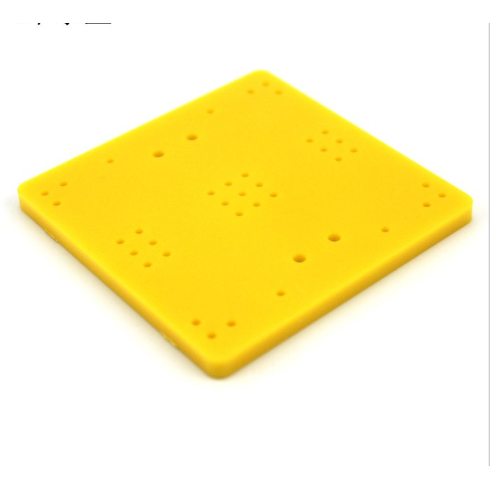 Square board DIY 75x75 mm small production material panel ABS plate toy 75x75mm