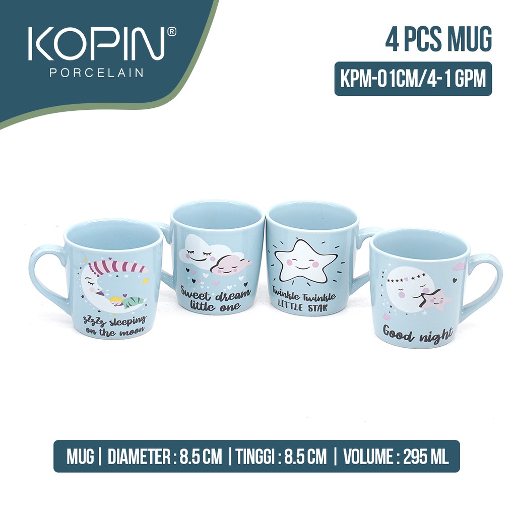 CANGKIR Brionny Asst Set Porcelain 295ml | KOPIN