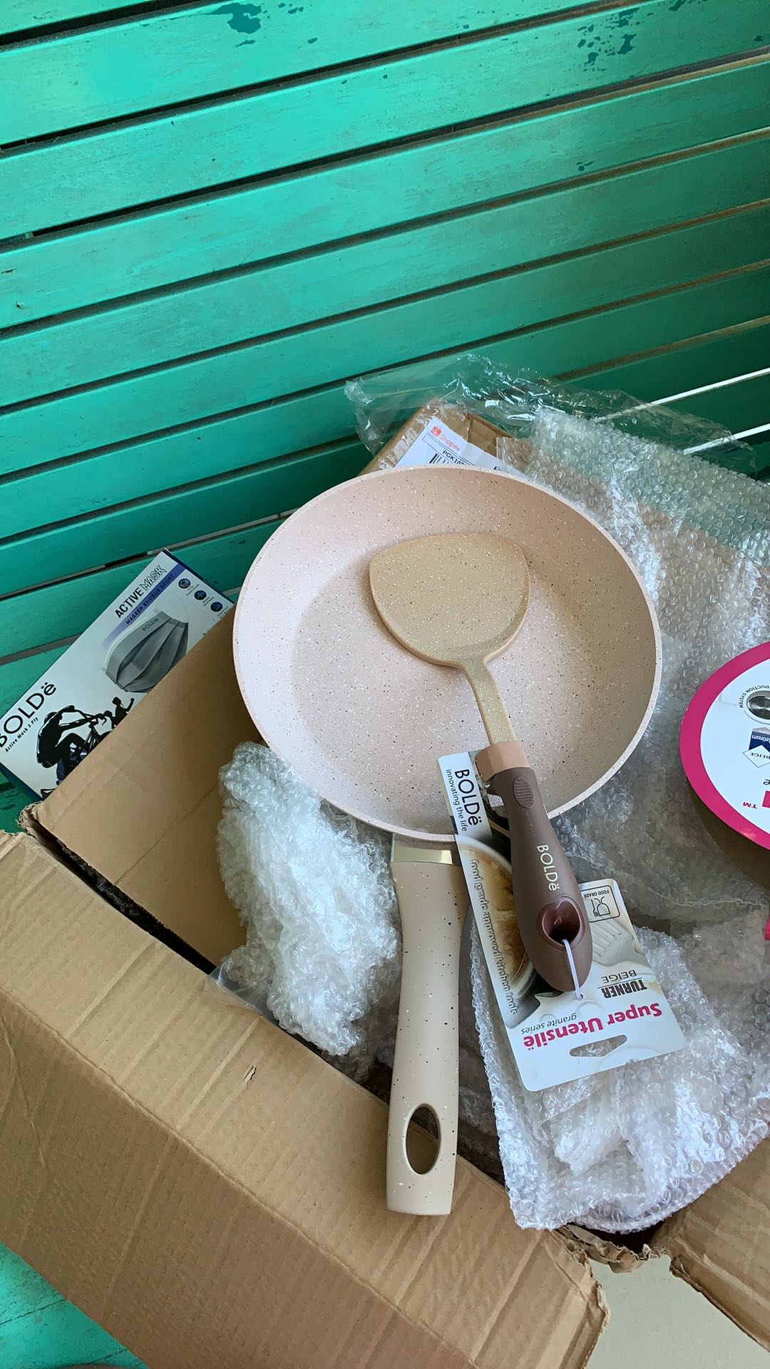 Boldë Granite Wajan / Super Fry Pan 26 Cm - Beige