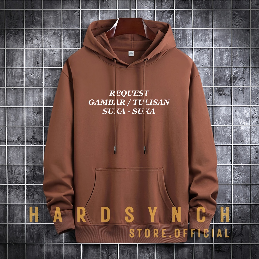 Sweater Hoodie Request Gambar / Tulisan Unisex ( Pria &amp; Wanita ) Premium Quality S-XXL Cotton Fleece / Hoodie Korean Style / Sweater Hoodie / Hoodie Polos / Hoodie Wanita / Hoodie Pria / Sweater Hoodie Distro Original / ( REQUEST )