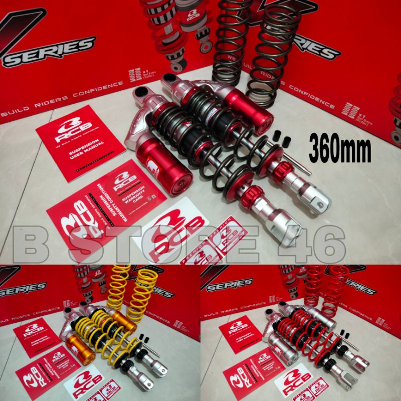 shock rcb vs series pcx 160 pcx 150 adv 150 360mm original rcb racing boy