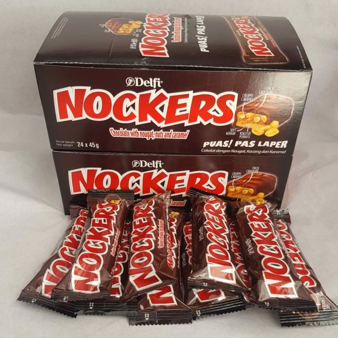 

(BISA COD) 1 box delfi nockers ( setara snickers)45 gr