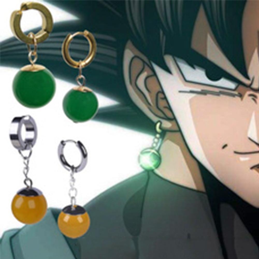 Nickolas1 1 Pasang Anting Klip Desain Dragon Ball Zamasu