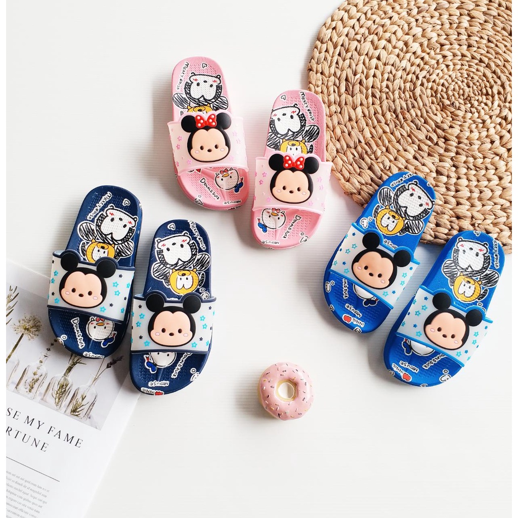 HappyOliver BABYTSUM anak Sandal slop anak laki perempuan cewek import