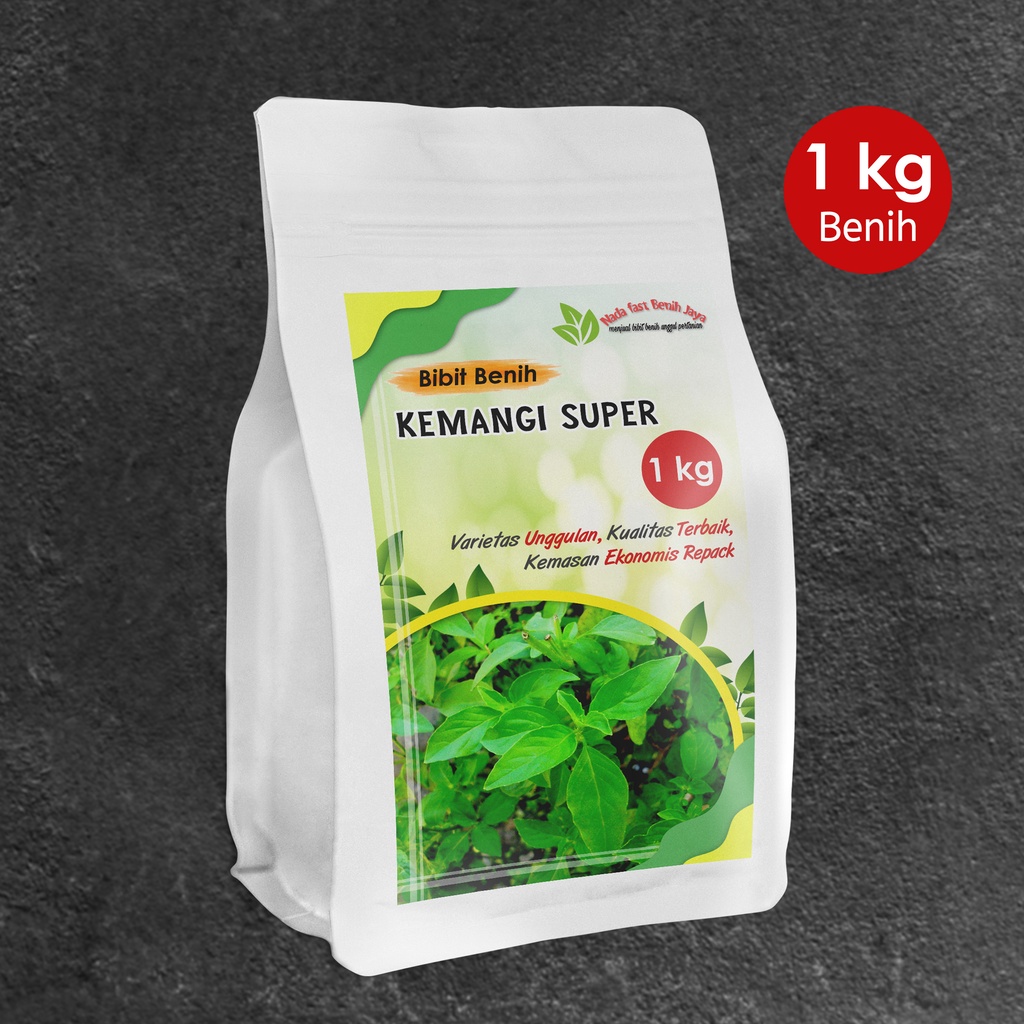 1 Kg Benih kemangi super bibit biji pilihan daun kemangi