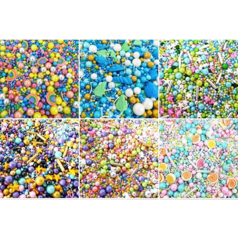 

*PART 2 NEW* EDIBLE MIXED SPRINKLES ISI 50GR/100GR