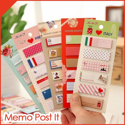

Stiker Kertas Catatan / Memo Stick It / Post It Kartun Lucu